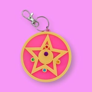 Sailor Moon Crystal Star Key Chain